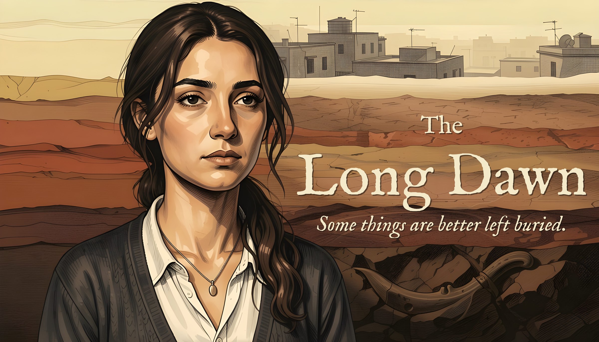 The Long Dawn — Eliana Haddad above the strata of the deep past